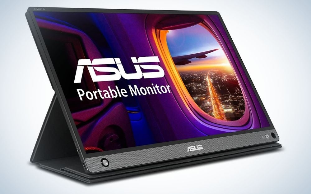 ASUS ZenScreen Go MB16AHP 15.6-inch portable monitor is the best for macs.