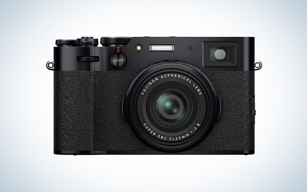 fujifilm black camera is a great Mother's Day gift