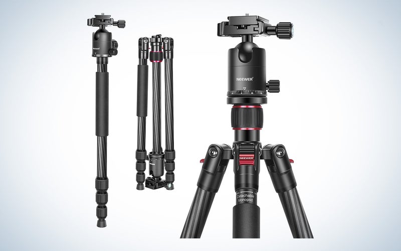 The Neewer 66 Inch Carbon Fiber Tripod is the best budget carbon fiber tripod.