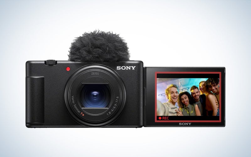 The Sony ZV-1 II compact vlogging camera is against a white background.