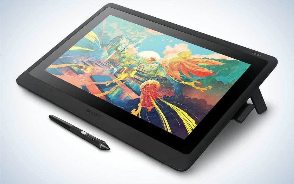 Wacom DTK1660K0A Cintiq 16 drawing tablet with screen is the best for photographers.